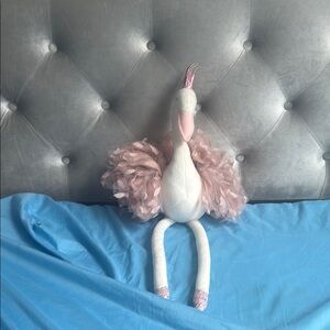 Plush Flamingo Toy with Pink Accents